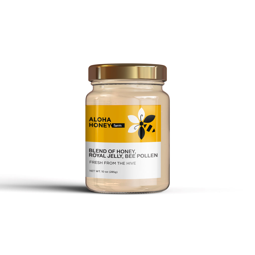 Blend of Honey, Royal Jelly, Bee Pollen 10 oz (285 g)