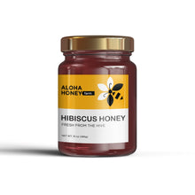 Load image into Gallery viewer, Raw Honey Infused with Hibiscus Flowers 10 oz (285 g)

